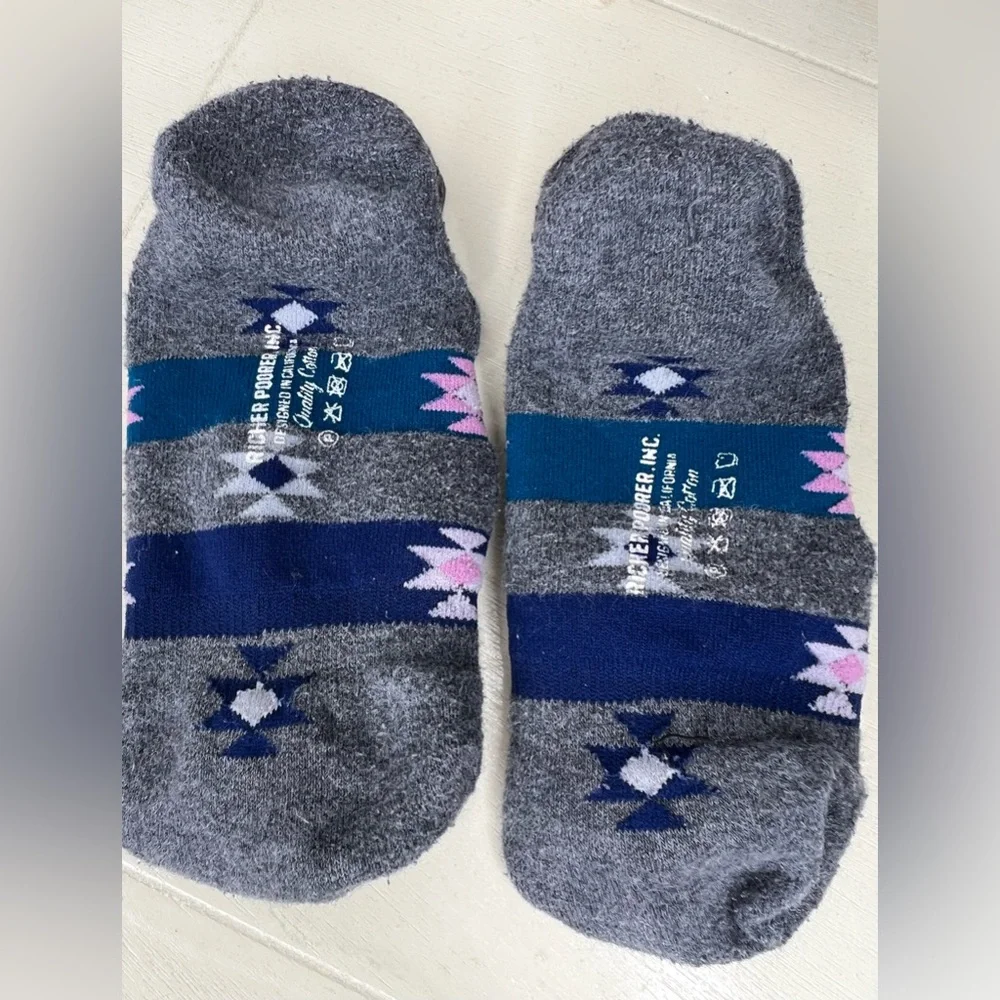 Richer Pooer No Show Socks